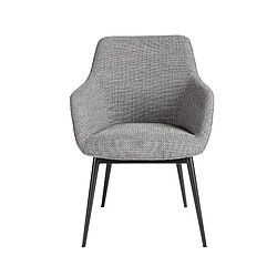 Angel Cerda Chaise en tissu gris