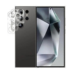 Avis lot de 2 Verre Trempé pour Samsung Galaxy S24 Ultra 5G SM-S928B 6.8" + Lot de 2 Verre Trempé Caméra Arrière + Coque souple transparente - Visiodirect -