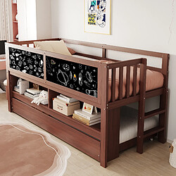 OKWISH Pour garçon ou fille - Matière : Pin + MDF - Sans Matelas