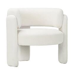 Smartue Fauteuil-Canapé design minimaliste — Sublimez votre intérieur moderne et tendance-blanc