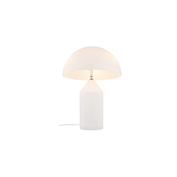 ICONIK INTERIOR Lampe de Table - Lampe de Salon Design - Locly Blanc