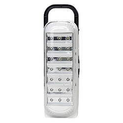 Avizar Lampe d'Urgence 21 LED Haute Luminosité avec Poignée de Transport Blanc