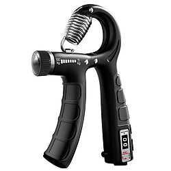 Avizar Grip de Musculation à Résistance Réglable de 5 à 60 kg avec Compteur Noir