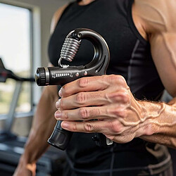 Avis Avizar Grip de Musculation à Résistance Réglable de 5 à 60 kg avec Compteur Noir