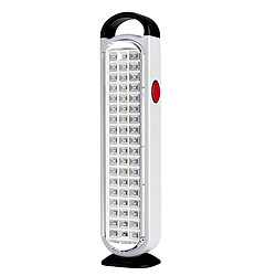 Avizar Lampe d'Urgence 60 LED 60W Puissante 1200mAh Rechargeable 3.7V Blanc / Noir