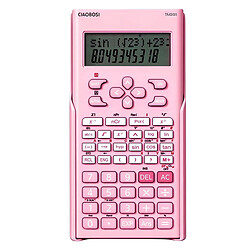 Avizar Calculatrice Scientifique 12 Chiffres avec Grand Écran LCD Double Ligne Rose