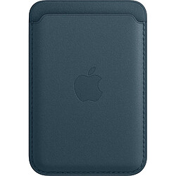 Leather Wallet MagSafe (Apple Wallet 1st generation) - Baltic Blue