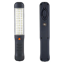 Avizar Lampe de Travail LED 5W 3600mAh Rechargeable avec Crochet Pivotant 360° Noir