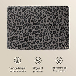 Avis SELENCIA Coque tablette Sabi avec imprimé léopard Samsung Galaxy Tab A11 Plus - Midnight Black