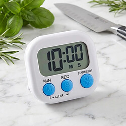 Avis Avizar Minuteur Électronique 100 Minutes Aimanté avec Affichage Digital Blanc