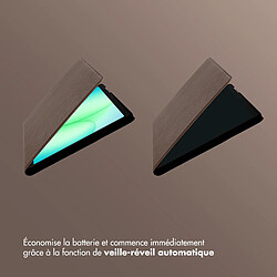 Selencia Coque tablette Riva pour Samsung Galaxy Tab A11 Plus - Mocha Brown pas cher