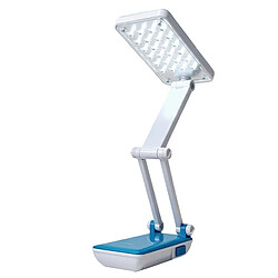 Avizar Lampe de Bureau 24 LED SMD 3 Intensités Réglable Pliable Blanc