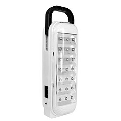 Avizar Lampe d'Urgence 21 LED Haute Luminosité avec Poignée de Transport Blanc