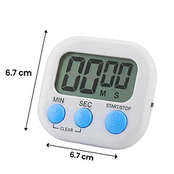 Acheter Avizar Minuteur Électronique 100 Minutes Aimanté avec Affichage Digital Blanc