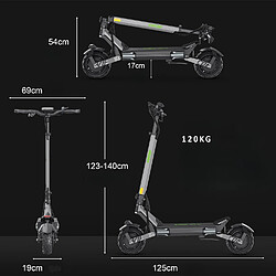 Trottinette VIPCOO VS6 PRO Pliable 2400W 57km/h 48V 20.8Ah Autonomie 90km NFC pas cher