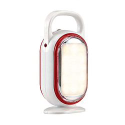 Avizar Lampe d'Urgence LED Rechargeable avec Poignée de Transport Blanc