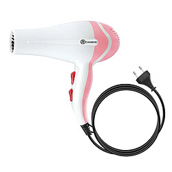 Avizar Sèche Cheveux de Voyage 1000W avec 4 Vitesses pour Séchage Rapide Blanc / Rose