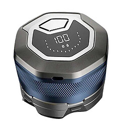 Avizar Rasoir Électrique à 6 Têtes Rotatives Rechargeable Usage à Sec ou Humide Noir / Bleu