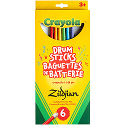 ZKIDS Crayola Baguettes enfant (lot de 6) + Pad Zildjian