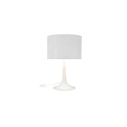 ICONIK INTERIOR Lampe de Table - Lampe de Salon - Spone Blanc