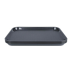 Plateau Self-Service Anthracite 265x345 mm - Olympia Kristallon