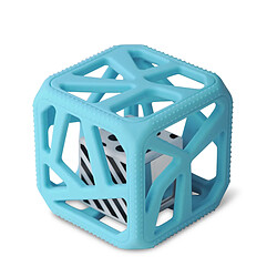 Malarkey Kids Hochet cube de dentition bébé en silicone facile à agripper