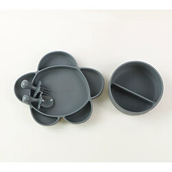 Grabease Coffret repas en silicone et ventouse 4 pièces