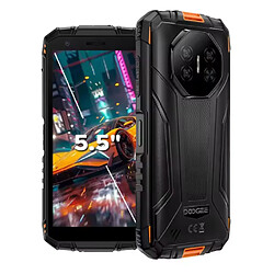 DOOGEE Fire 3 Ultra, smartphone robuste, écran HD+ 5,5", 24 Go ou 256 Go, batterie 8350 mAh, double caméra 16 MP + 20 MP, NFC, Android 15,orange