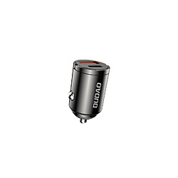 Dudao Mini chargeur de voiture pour prise allume-cigare 48 W QC PD noir