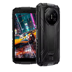 DOOGEE Fire 3 Ultra, smartphone robuste, écran HD+ 5,5", 24 Go ou 256 Go, batterie 8350 mAh, double caméra 16 MP + 20 MP, NFC, Android 15, gris