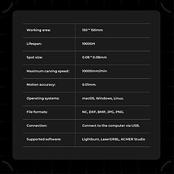 Acmer graveur laser à diode