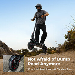 Trottinette électrique iScooter ix7 Pro 1000Wx2 Motour 48V 17.5AH LED Display Noir pas cher