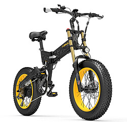 Vélo Électrique Pliable - LANKELEISI X3000Plus - 1000W 48V17,5Ah - Autonomie 120KM 45km/h - Pneus 20×4,0" - Freins Hydrauliques