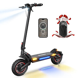 Trottinette électrique iScooter ix7 Pro 1000Wx2 Motour 48V 17.5AH LED Display Noir