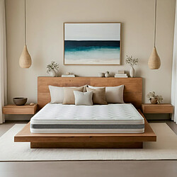 The White Stone Matelas 120x190 Waterfoam Thermosensible | Haute Fermeté, Respirant et Hyp