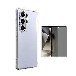 Kit Coque Anti-Choc Superprotect + Film Verre Anti-Espion PHONECARE Pour Samsung Galaxy S26 Ultra - Transparent