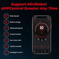 Trottinette électrique Adulte iScooter ix3 800W Motour 48V 10AH Charge Maximale 120Kg Noir pas cher