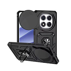 Avis Kit De Film En Verre Trempé À Coque Complète 5D + Couvercle Coulissant De Défenseur Militaire Magnétique + Support De Voiture Magnétique Renforcé PHONECARE Pour Xiaomi Redmi Note 15 Pro + Plus - Noir
