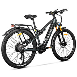 Vélo Électrique Tout-Terrain 1000W - HedaTX TX19 - Vitesse 45km/h, Autonomie 70km - Batterie Amovible 48V 19.2Ah IP65 - Freins Hydrauliques - Shimano27S