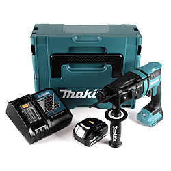 Makita DHR 182 RT1J Marteau perforateur sans fil 18V 1,7J SDS plus Brushless + 1x batterie 5,0Ah + chargeur + Makpac