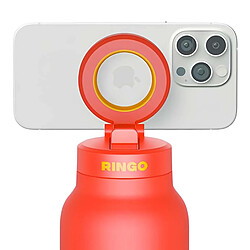 Ringo Gourde 710ml avec Support Magnétique pour Smartphone Compatible MagSafe Orange