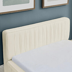 modfu Lit enfant 90x200 cm, en tissu, beige