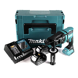 Makita DHR 182 RGJ Marteau perforateur sans fil 18V 1,7J SDS plus Brushless + 2x batterie 6,0Ah + chargeur + Makpac