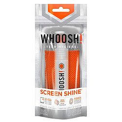 WHOOSH Kit de Nettoyage Écran Pocket 8 ml + Chiffon Antimicrobien Transparent pas cher