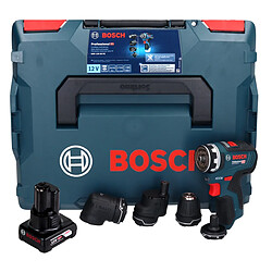 Bosch GSR 12V-35 FC Professional Perceuse-visseuse sans fil 12 V 35 Nm Brushless + 1x batterie 6,0 Ah + L-Boxx - sans chargeur