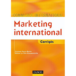 Marketing international : corrigés