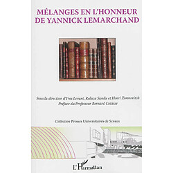 Mélanges en l'honneur de Yannick Lemarchand