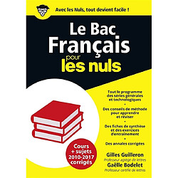 Le bac français pour les nuls · Occasion Gilles Guilleron - Gaëlle Bodelet