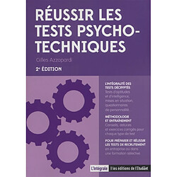Réussir les tests psychotechniques · Occasion Gilles Azzopardi