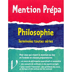 Philosophie, terminale toutes séries